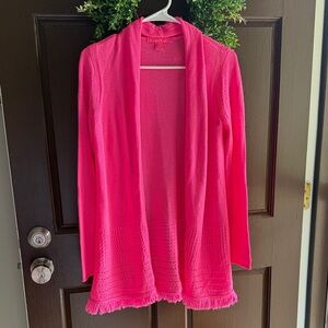 Lilly Pulitzer Vibrant Pink Cardigan